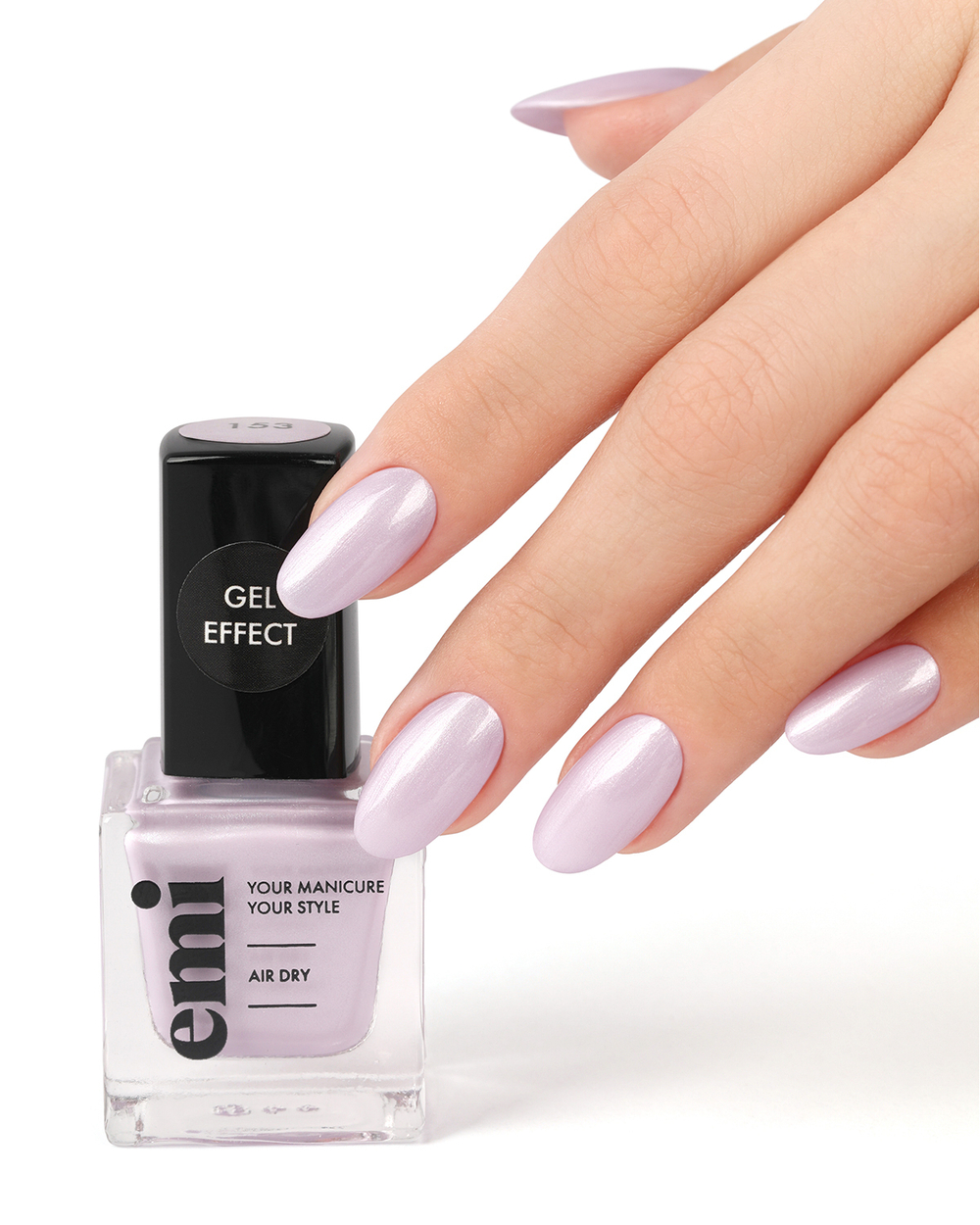 Ультрастойкий лак Gel Effect Фарфоровые облака №153, 9 мл.