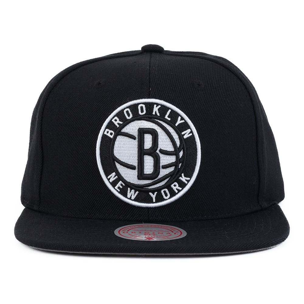 Баскетбольная кепка Mitchell&Ness NBA Team Ground 2.0 Snapback Brooklyn Nets Cap Black