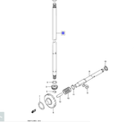 Вал вертикальный для лодочных моторов Suzuki DF2,5 2006-2011