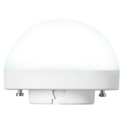 LED-GX53-10W-4000K-GX53-FR-SPHERE PLZ02WH Лампа светодиодная со сферическим рассеивателем. матовая. Белый свет 4000K. Картон. ТМ Uniel