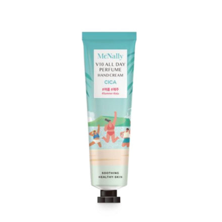 Крем для рук парфюмированный с центеллой McNally V10 all day perfume hand cream cica, 30 мл