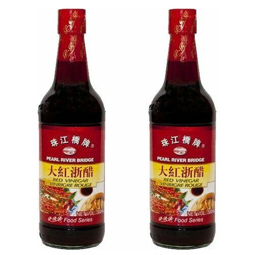 Уксус Pearl River Bridge рисовый красный, 500 мл, 2 шт