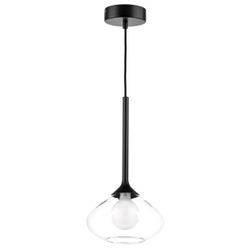 801203 Люстра VETRO 1х6W(led) G9 ЧЕРНЫЙ/ПРОЗРАЧНЫЙ