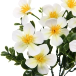 Искусственные цветы «Волшебство лета» 30см Лютики 10 цветков белые