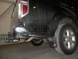 Фаркоп оцинкованный Galia N052A для Nissan Navara D40 2005-(паспорт и сертификат в комплекте)(без электрики)