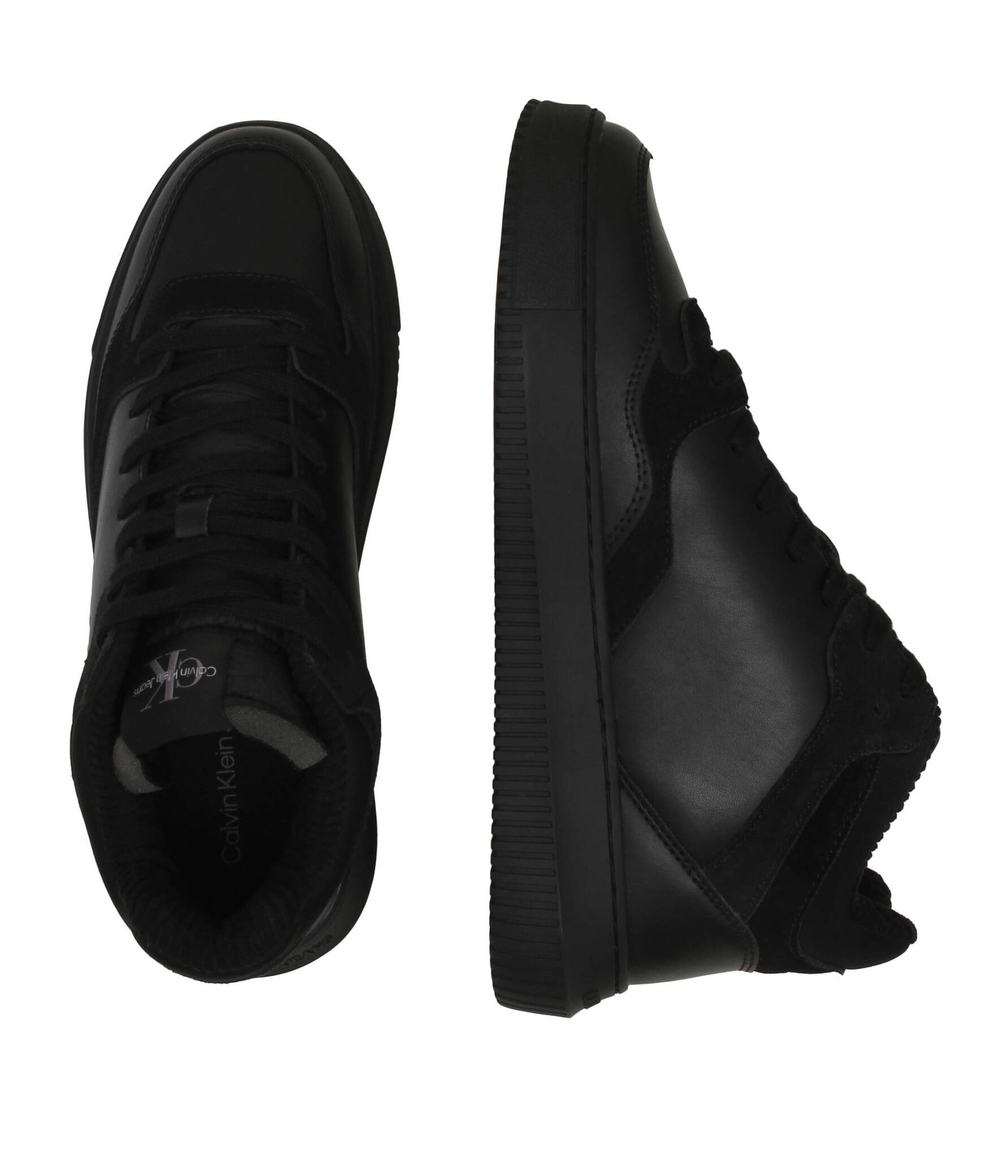 Кожаные кроссовки CALVIN KLEIN JEANS - черный(YM0YM00779)