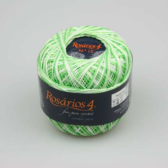 Пряжа ROSARIOS 4 Хлопок мерсеризованный принт № 12 (100% мерсеризованный хлопок)