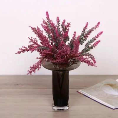 Ваза стеклянная «GREY GLASS» 16*19см