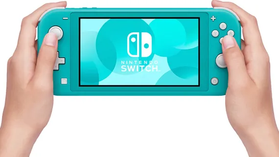 Игровая приставка Nintendo Switch Lite 32GB Turquoise Бирюзовый (Новый) + Чип + 256GB