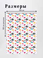 Оксфорд с принтом 3 метра №3 600 D