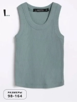 Майка детская базовая из хлопка в сад