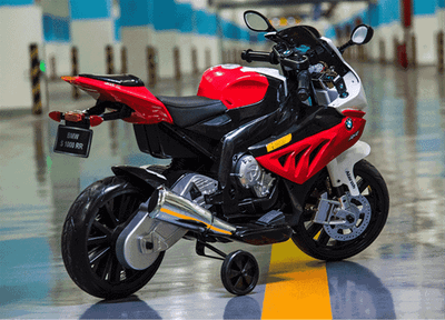 Детский электромобиль "BMW S1000RR", красный