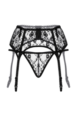 Комплект из кружевного пояса и трусиков-стринг