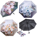 Зонт механический ветроустойчивый, матовая ручка «BESTzontik - Monako», микс 4 дизайна, длина 25см, d-110см