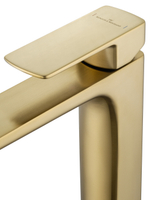 Смеситель для раковины высокий WONZON & WOGHAND EDGE, Брашированное золото (WW-88239003-BG)