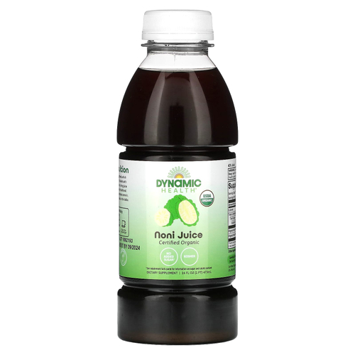 Dynamic Health, Сертифицированный органический сок нони, 473 мл (16 жидк. унц.)