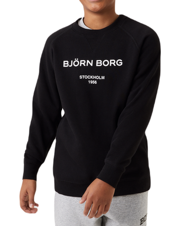 Кофта для мальчика теннисная Björn Borg Borg Crew - черный