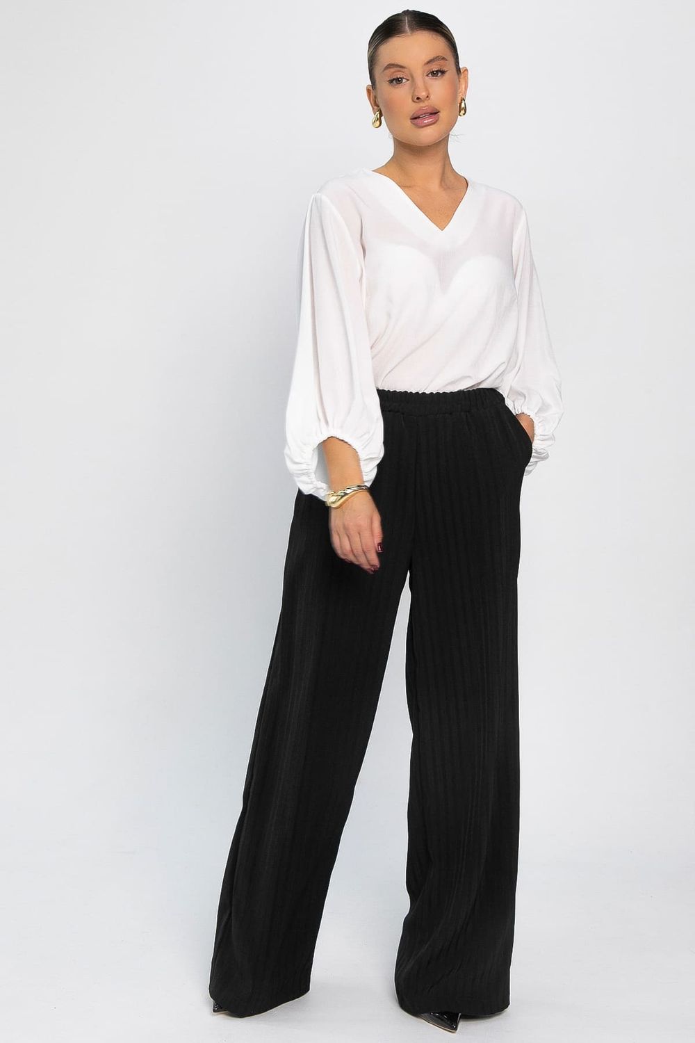 Брюки на резинке Астра (черные) Б14397-30М LT Collection