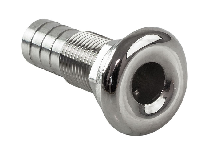 Шпигат нержавеющий под шланг 19 мм