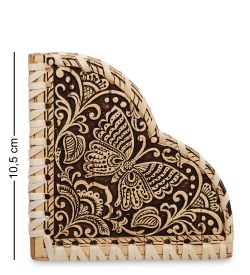 BST-337/ 1 Подставка «Бабочка» (береста)