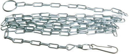 ZOONIK Цепь привязочная сварная с карабином, 2,5 м*3 мм