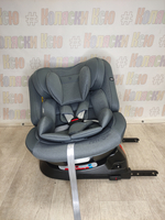 Автокресло детское Rant Nitro New Isofix группа 0/1/2/3 (0-36) Grey