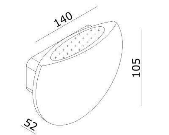 Настенный светодиодный светильник Lucide Sole 23242/06/31