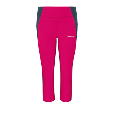 Женские теннисные брюки HEAD Power Tight Women - Pink, Dark Blue