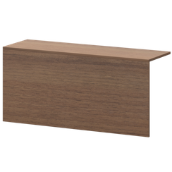 Накладка для стойки А-654 Орех 1210x380x560 Ресепшн