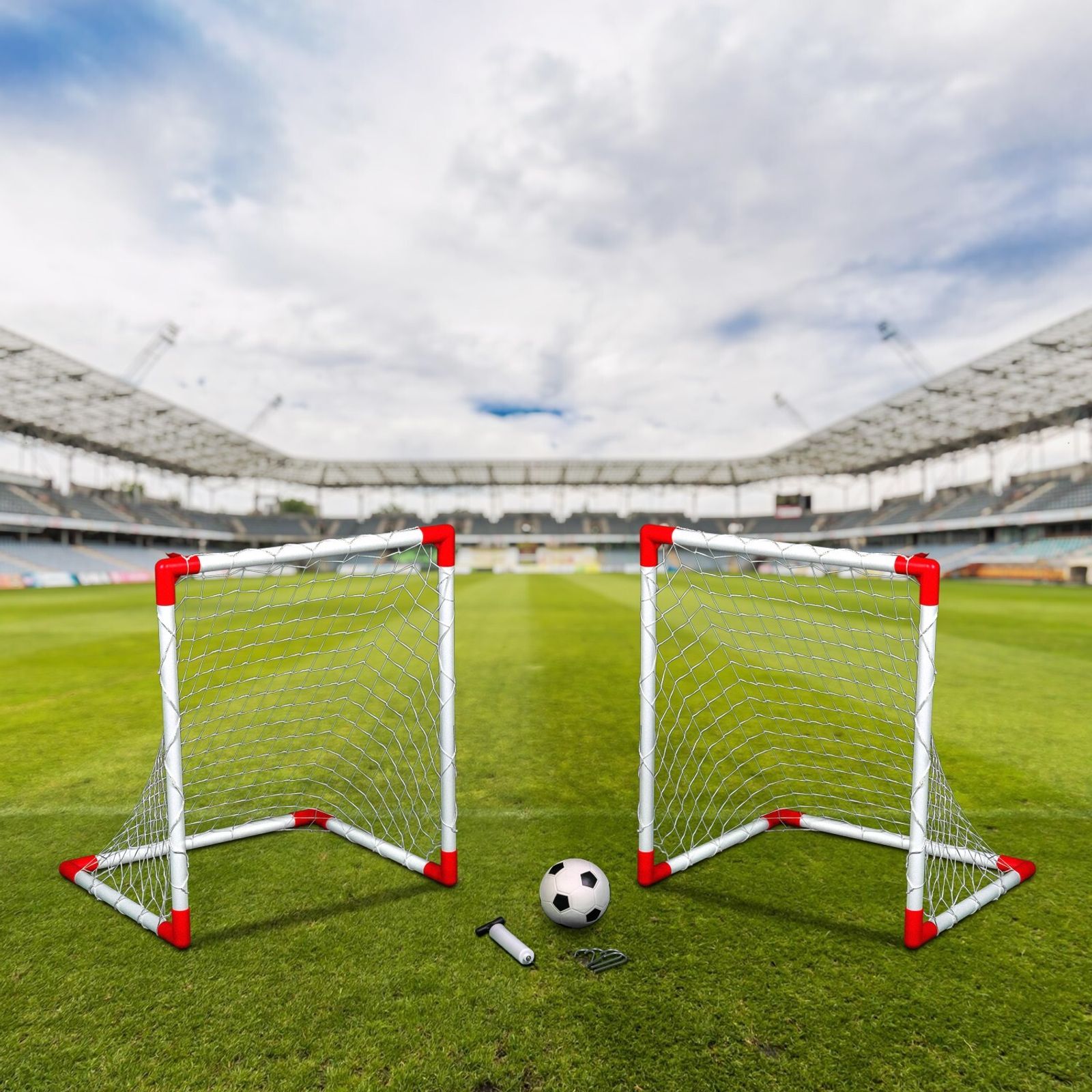 Ворота игровые DFC 2 Mini Soccer Set GOAL219A фото №1