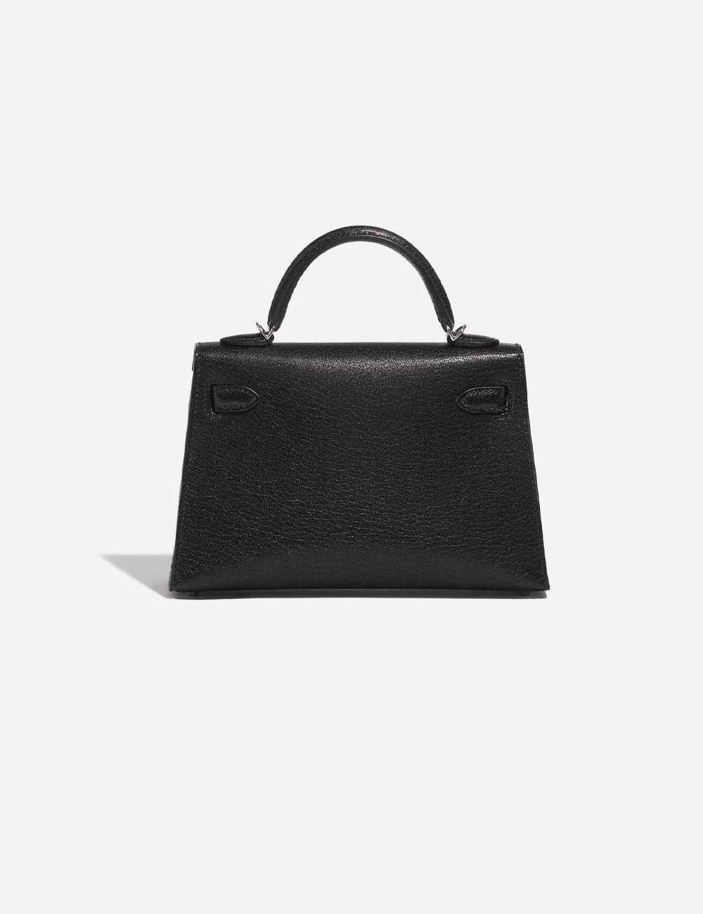 Сумка Hermes Chèvre Chamkila Mini Kelly 20 Palladium Hardware "Black"