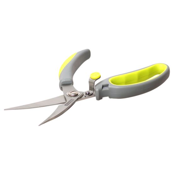 Ножницы кухонные 23 см. из нержавеющей стали Kamille KM-5184 с пластиковыми ручками