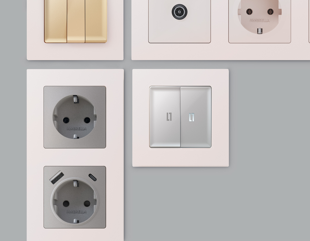 AF220205 Рамка ALFA Techno (Жемчуг) 5-ая