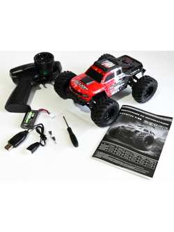 Радиоуправляемый монстр RCM Recon MT (красный) 4WD 2.4G 1/20 RTR