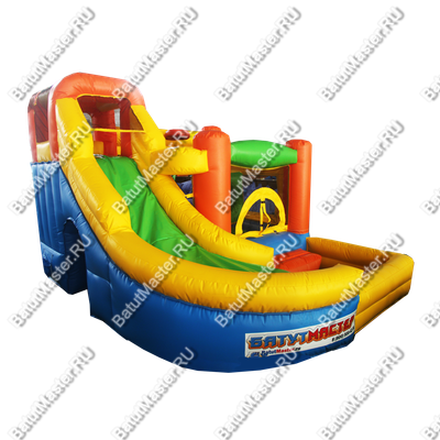 Детский надувной батут "Границы радости" 3,5*3*2,5 м