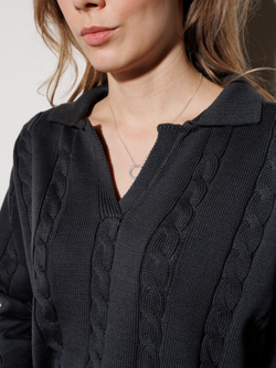 Джемпер-поло «Косы»