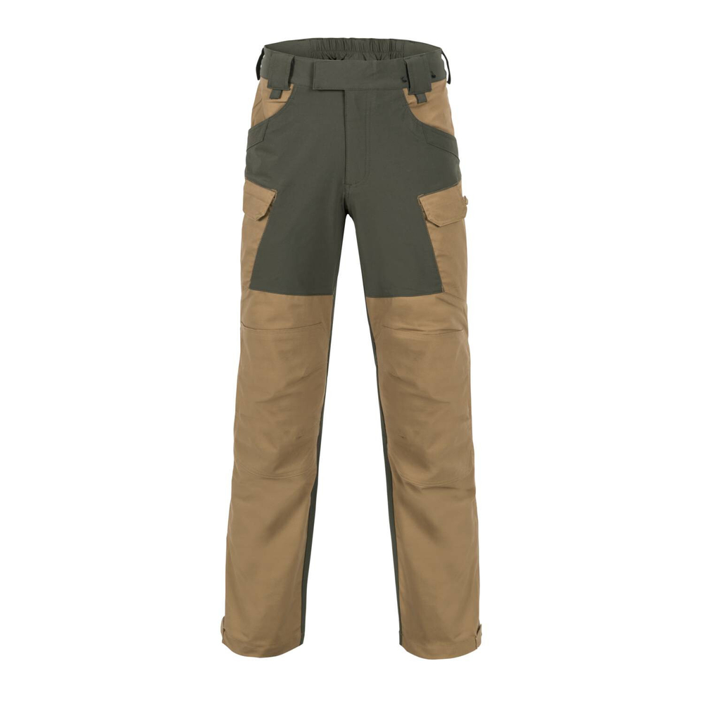 Helikon-Tex HYBRID OUTBACK PANTS® - DuraCanvas® - Coyote / Taiga Green A