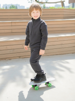 Олимпийка флисовая на молнии "Графит"