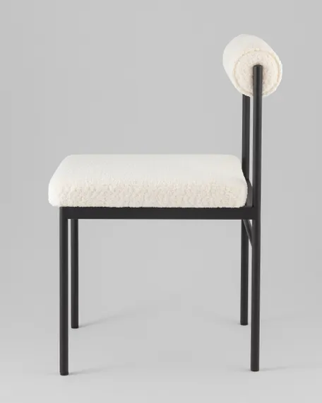 Стул Bau, молочное букле