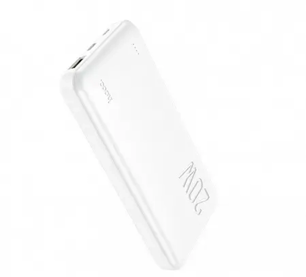 Внешний аккумулятор Hoco J87 Tacker 10000mAh 20W USB/MicroUSB/Type-C (белый)