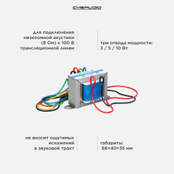 CVGAUDIO T-10/8 Понижающий трансформатор