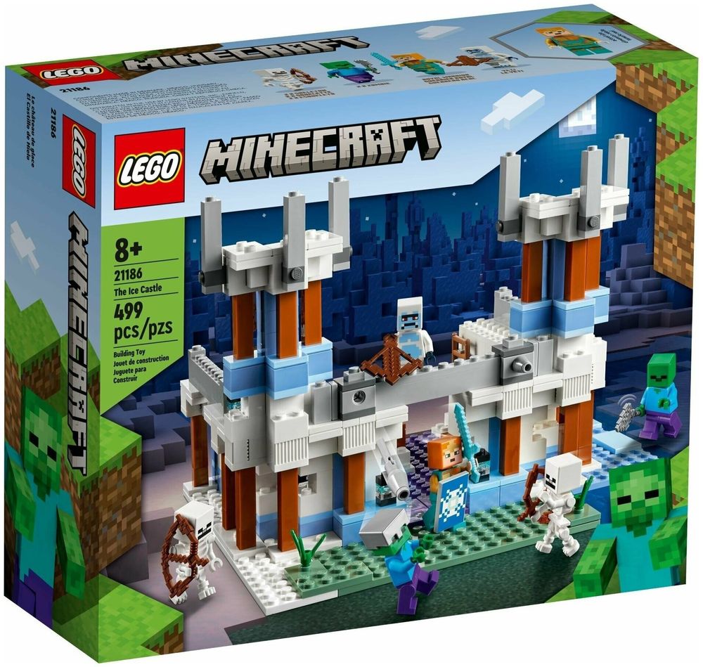 Конструктор LEGO Minecraft 21186 Ледяной Дворец