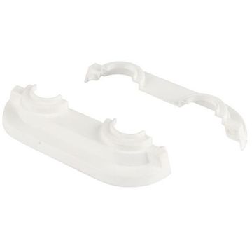 Декоративная накладка Rehau для 2-х труб Stabil, Flex, Pink DN 16-20 мм белая (12407771001)