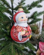 Игрушка Стеклянная Дед мороз