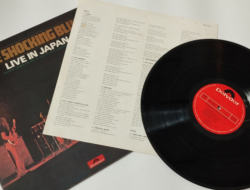 Винтажная виниловая пластинка LP The Shocking Blue Live In Japan (Japan 1971) (No Obi) Blossom Lady