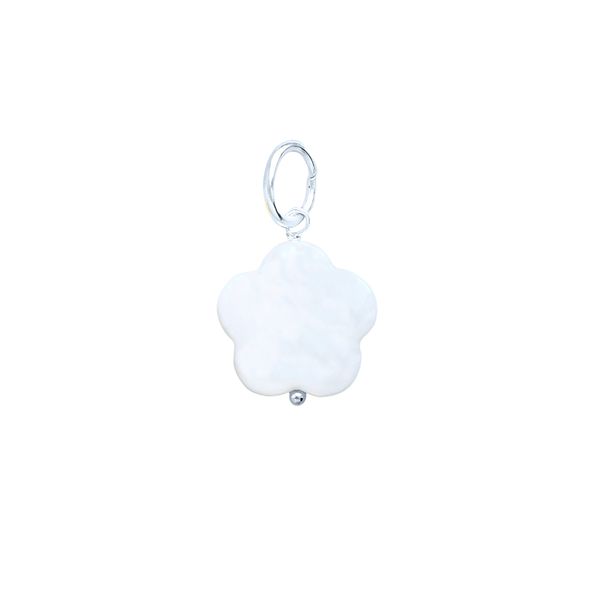 Подвеска Цветок из перламутра 12 мм