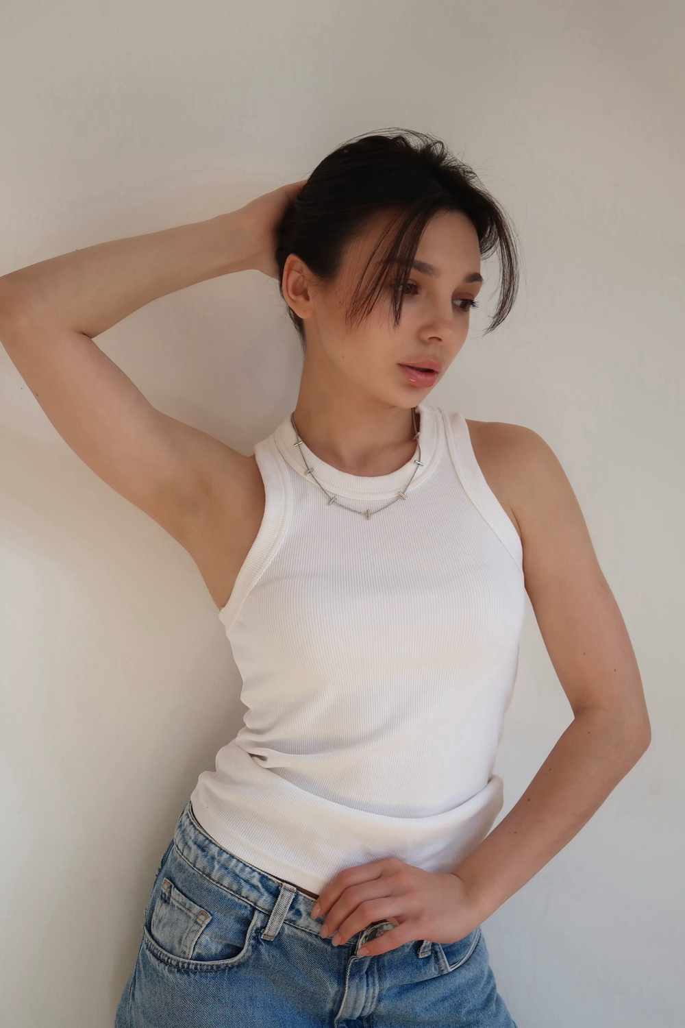 Колье шипы silver