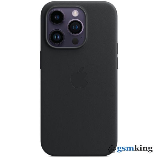 Apple Leather Case with MagSafe iPhone 14 Pro Midnight «Тёмная ночь» MPPG3ZM/A