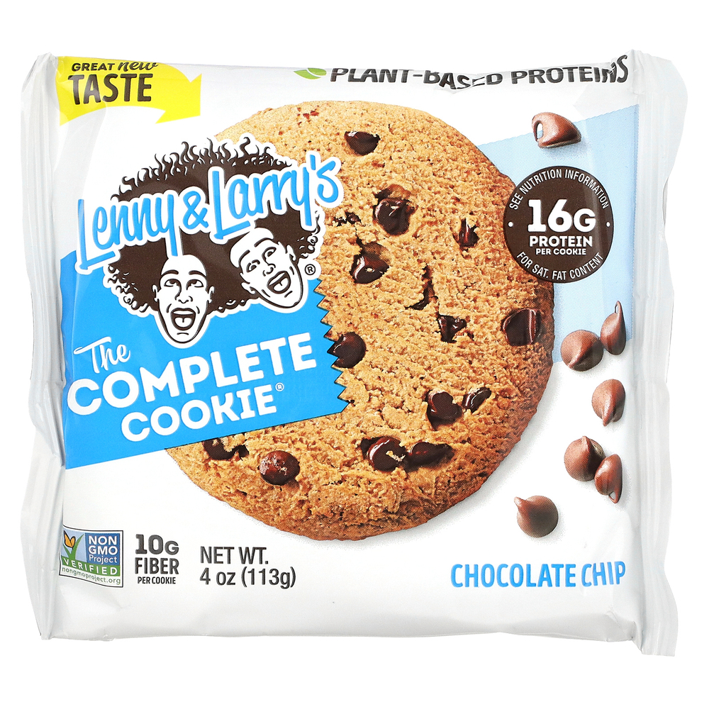 Lenny & Larry's, The COMPLETE Cookie, шоколадная крошка, 12 печений, 113 г (4 унции)