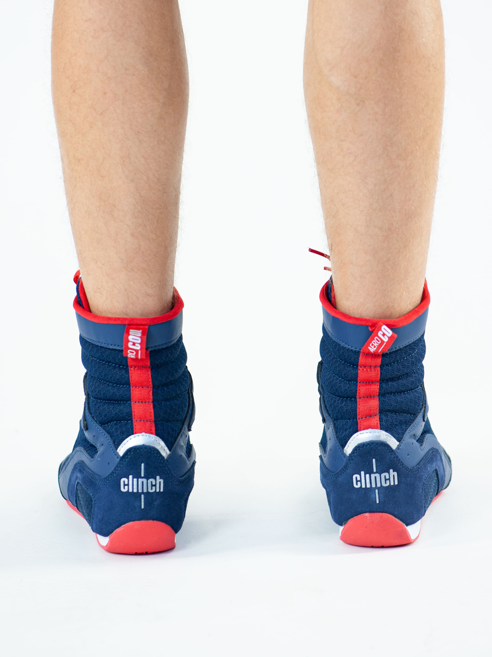 C415 Боксерки Clinch Olimp сине-красные